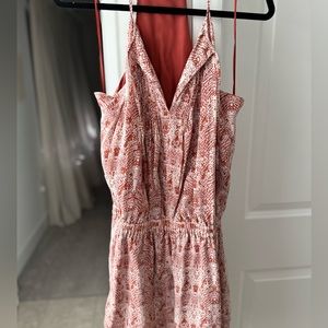 Joie mini printed dress with elastic waist detail